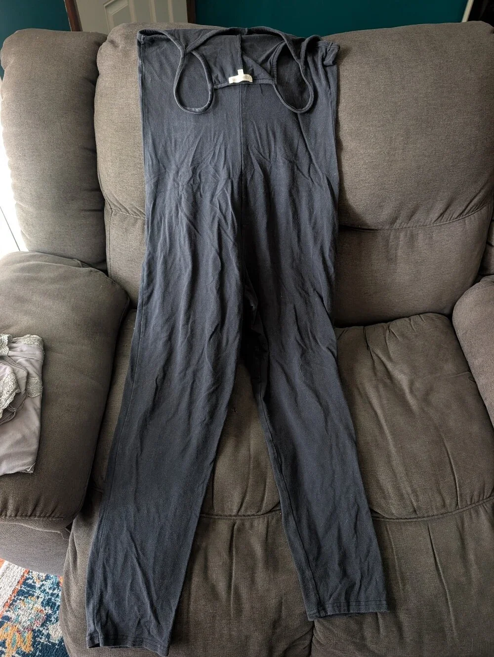 Everyday Black Women's Jumpsuit with Adjustable Straps